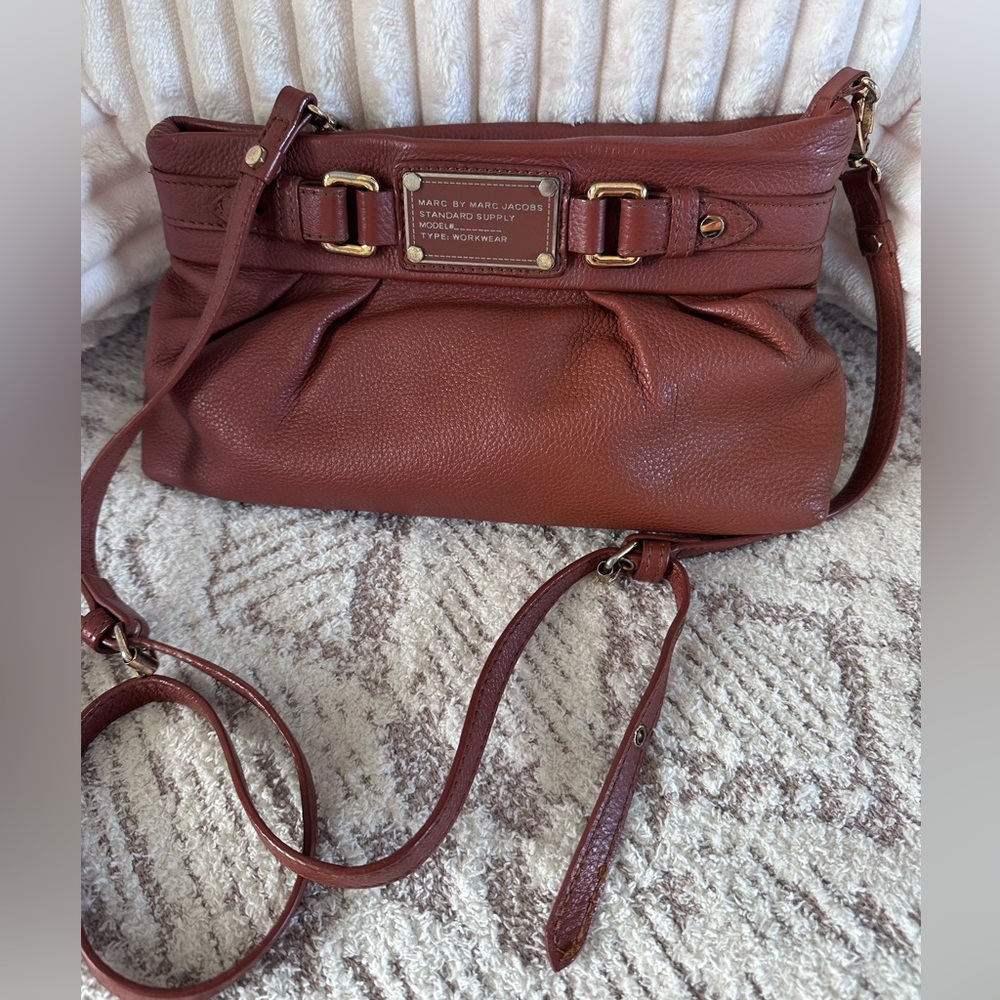 Marc by Marc Jacobs standard Supply Workwear Leather Crossbody Cognac vintage